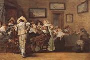Frans Hals Merry Company (mk08) oil painting on canvas